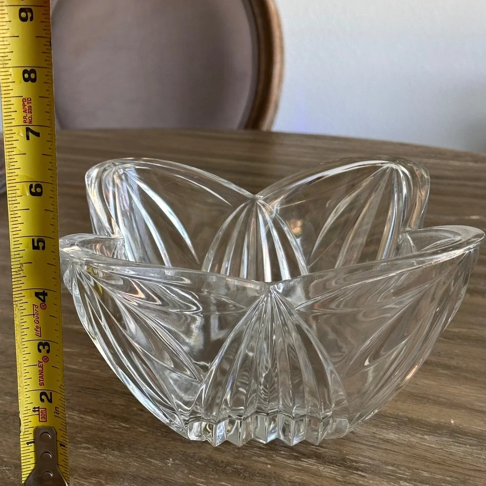 Mikasa San Larenz Crystal Glass Bowl Reamer Elegant Server Kitchenware‎